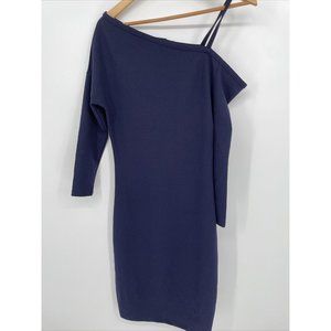 Max + Ash Women's Size S Blue One Sleeve Cocktail Evening Dress, NWT